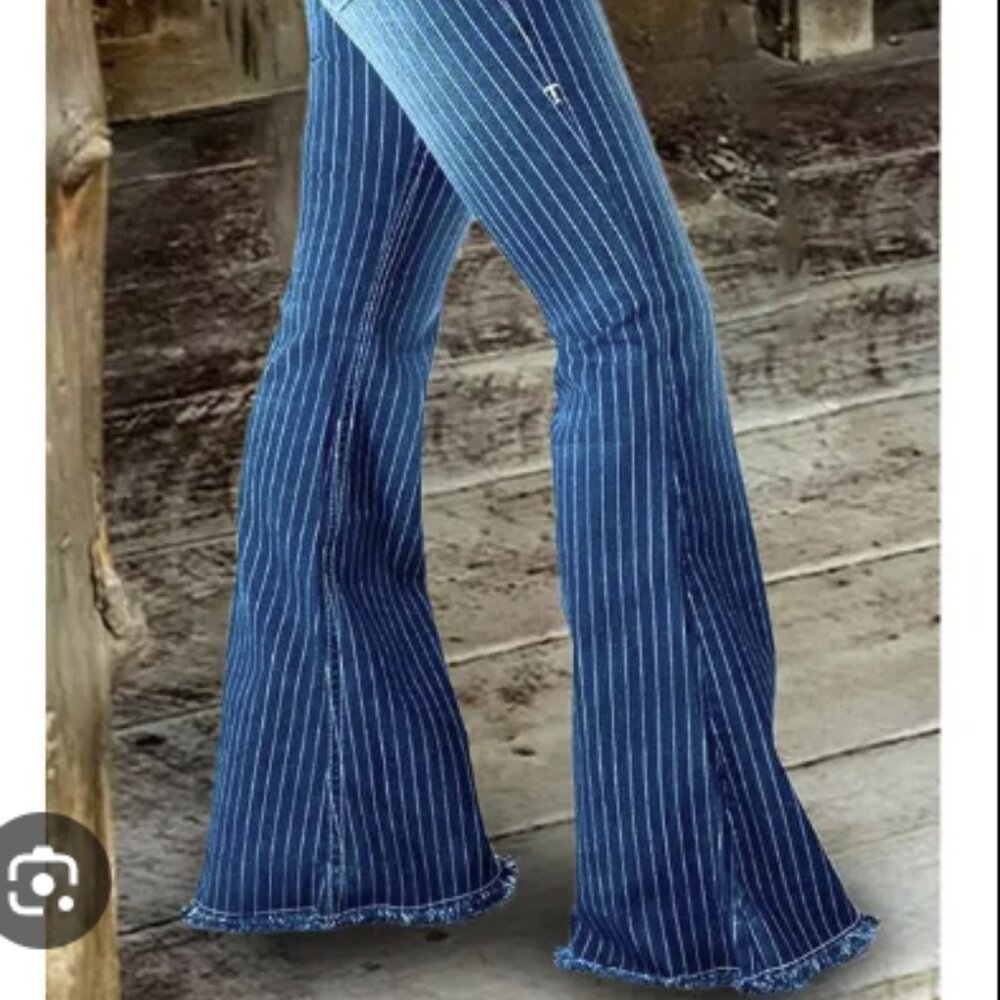 L&B Jeans Striped Denim